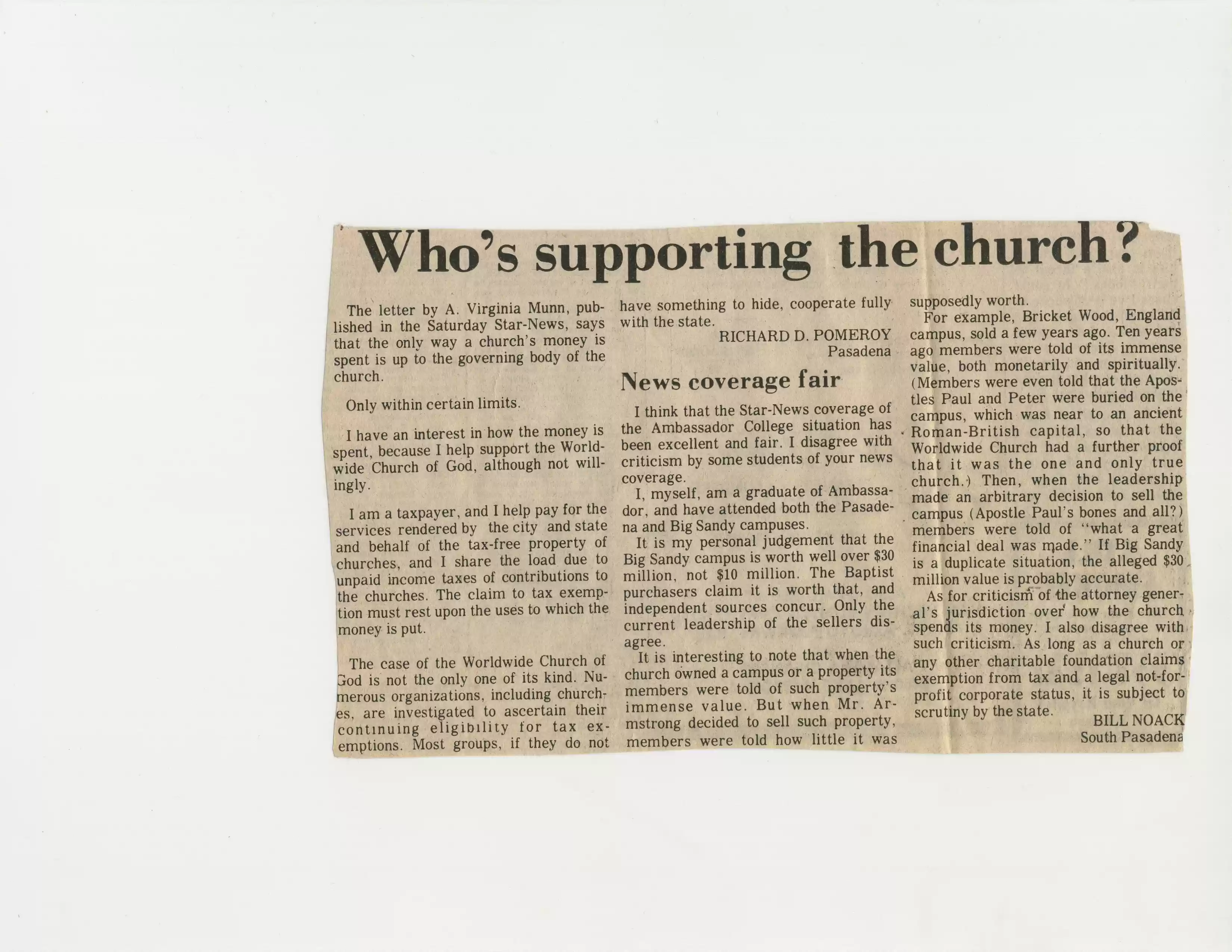 9. Pasadena Star News, 1-24-79